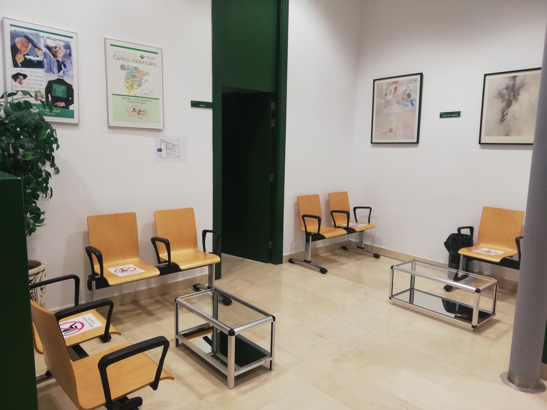 Sala de espera - FRATERNIDAD-MUPRESPA. DIRECCIÓN PROVINCIAL DE TOLEDO