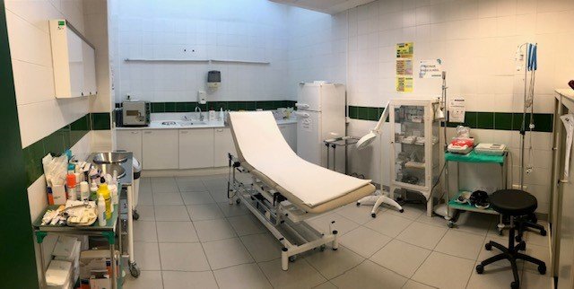 Sala de curas - FRATERNIDAD-MUPRESPA. Torrejón de Ardoz