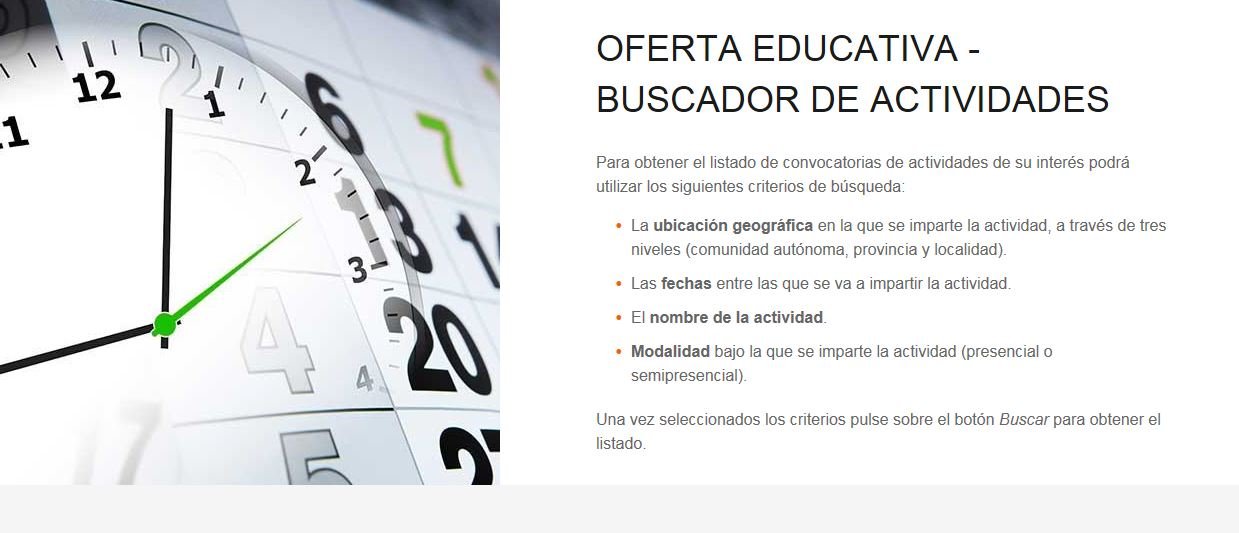 Oferta educativa interna 