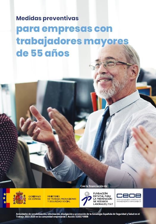 Medidas preventivas para empresas con trabajadores mayores de 55 año