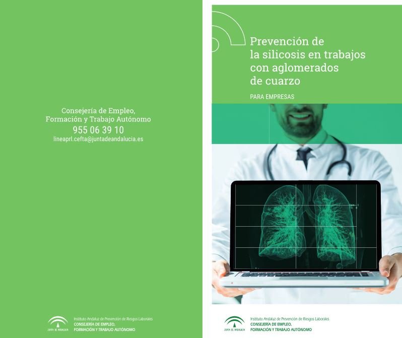 Portada 'Prevención de la silicosis en trabajos de aglomerados de cuarzo'