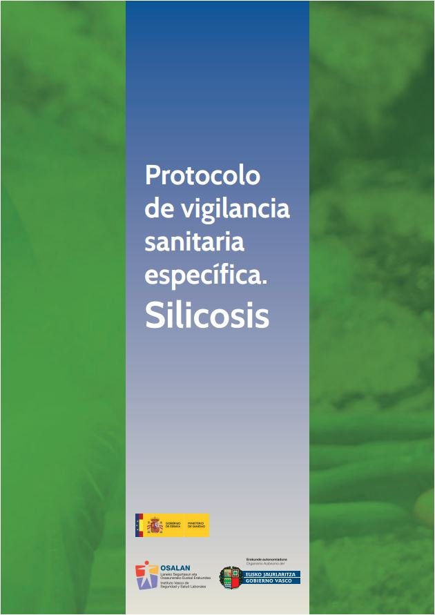 Protocolo  de vigilancia  sanitaria  específica.  Silicosis