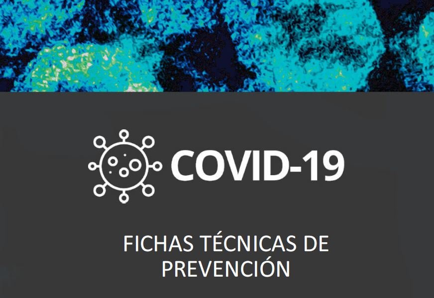 Fichas de prevención del coronavirus según tipo de actividad y Guías de prevención para el reinicio de actividades