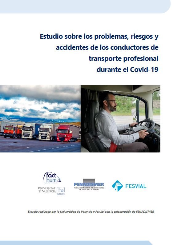Estudio sobre los problemas, riesgos y accidentes en el transporte profesional relacionados con COVID-19 