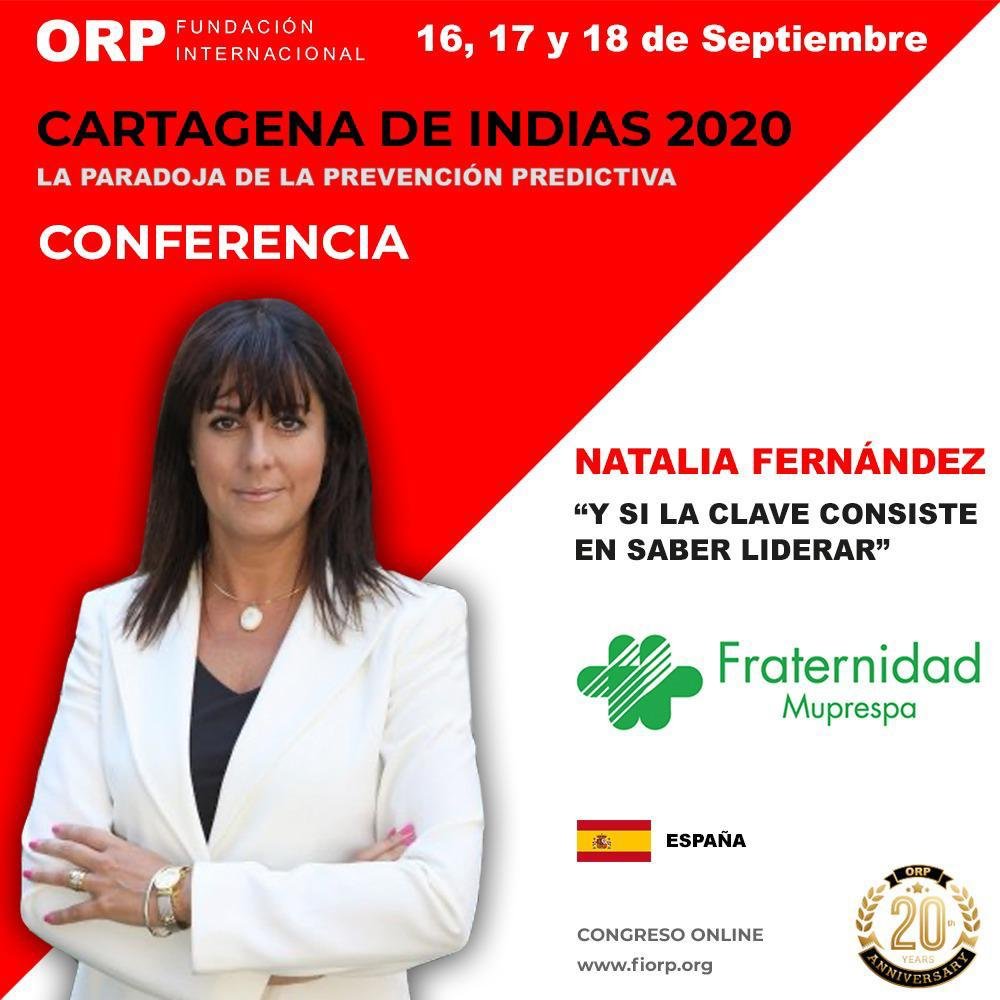 Participación de Natalia Fernández XX Congreso Internacional de la Fundación ORP 