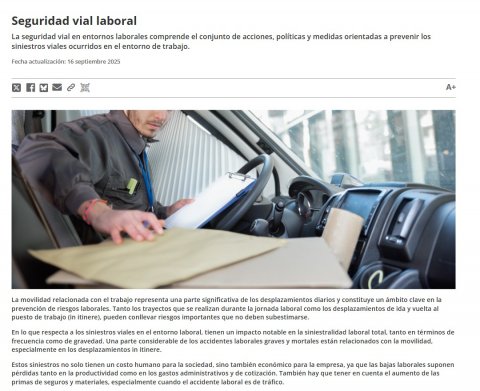 Recursos Seguridad Vial Laboral DGT