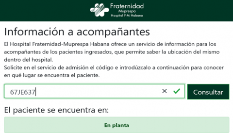  información hospitalaria 