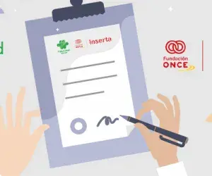 Fraternidad-Muprespa firma un nuevo convenio Inserta con Fundación ONCE