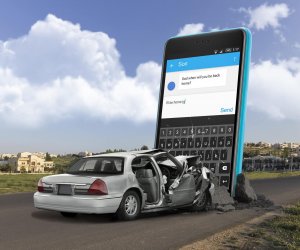 Imagen figurada accidente coche