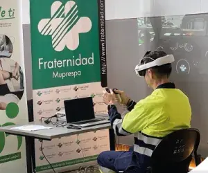 Fraternidad-Muprespa promove a seguridade viaria laboral coa realidade virtual no FIPCAN 2026