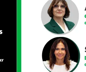 Gráfico: Encuentro "La Mutua" sobre Incapacidad Permanente, con Ana Lorenza y Silvia Vela.