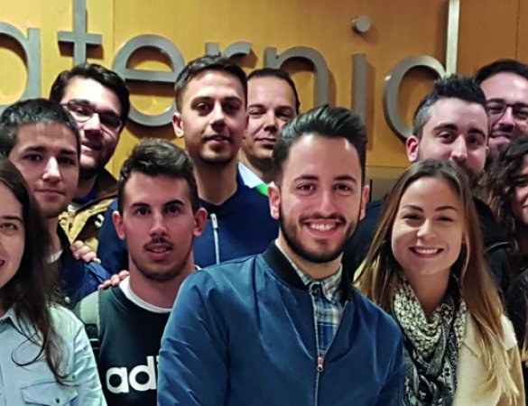 Visita guiada de los alumnos de la universidad de Málaga a la dirección provincial de Fraternidad-Muprespa