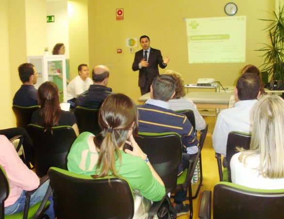 Aula virtual de Prevención y taller de escuela de espalda celebrado por Fraternidad-Muprespa en Jaén