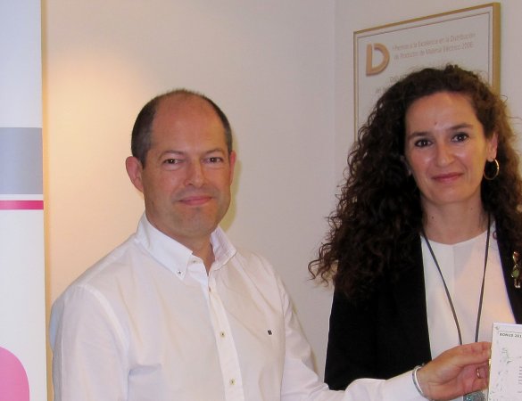 Fraternidad-Muprespa entrega el diploma Bonus 2014 a la empresa Dielectro Balear, S.A. en Illes balears