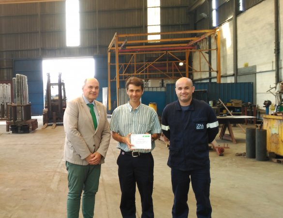 Fraternidad-Muprespa entrega en Lugo el diploma Bonus 2014 a la empresa Industrias Xove S.A.   