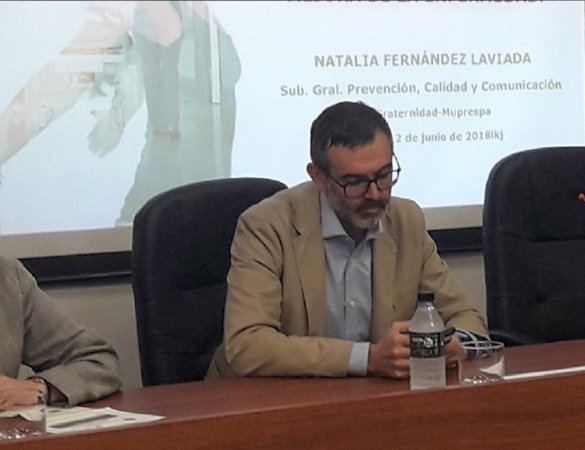 Mesa de ponentes Freno al ICTUS, Natalia Fdez. Laviada, Julio Agredano y Eva Torrecilla