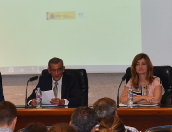 Mesa de ponentes jornada de Fraternidad-Muprespa de Murcia