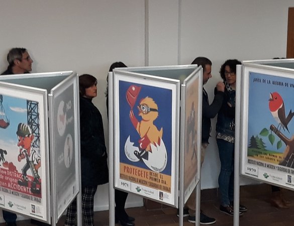 La muestra, organizada por Fraternidad-Muprespa, se puede visitar hasta el 29 de noviembre 