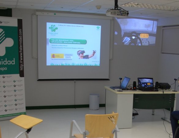 Empleados de Abanca participaron en la jornada que tuvo lugar en la dirección provincial de Fraternidad-Muprespa en A Coruña 