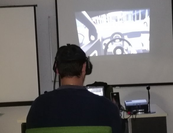 Uno de los trabajadores, durante la realización del curso 