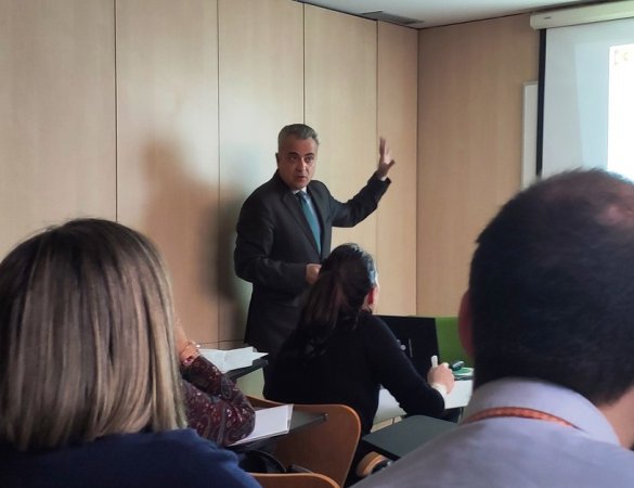 La jornada contó con la participación del jefe de la Unidad Especializada en Seguridad y Salud de la Inspección de Trabajo