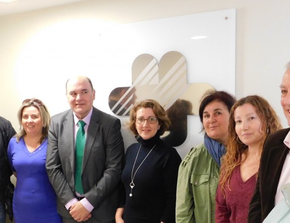 Los miembros de la lanzadera conocieron de primera mano las instalaciones de Fraternidad-Muprespa