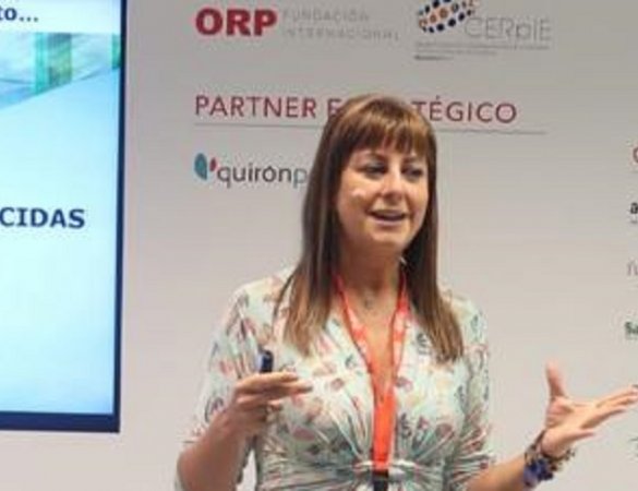 Natalia Fdez. Laviada, durante su intervención en el Congreso 