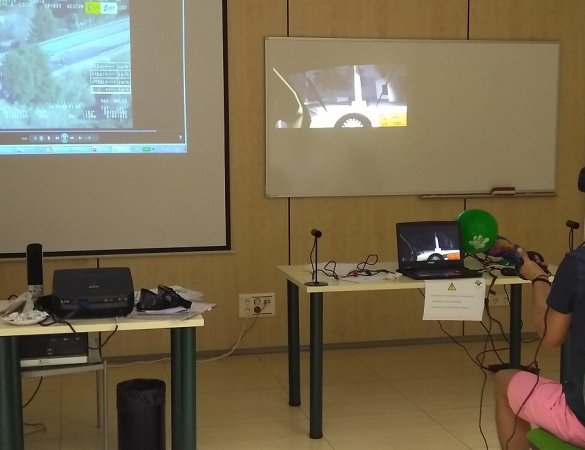 Los equipos simulan la conducción en condiciones adversas