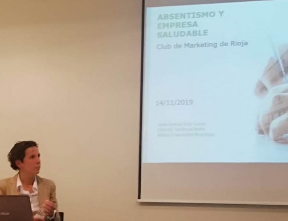 José Ignacio Díaz Lucas, director territorial norte de Fraternidad Muprespa, durante su participación en el acto