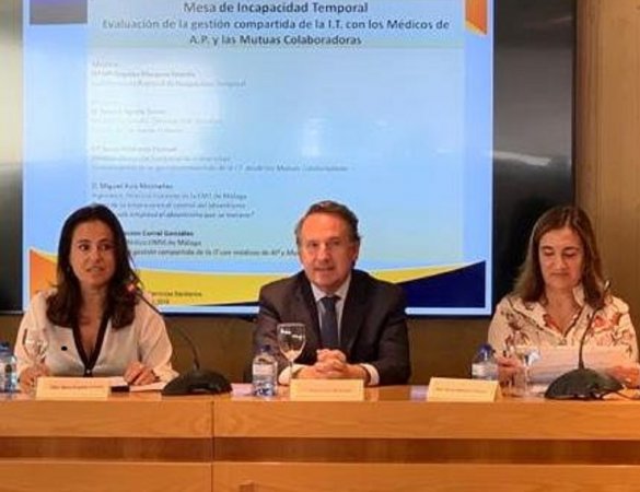 Los ponentes, en un momento de su presentación