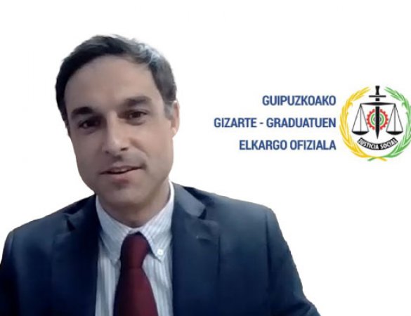 Entrevista a Íñigo de la Serna, presidente del Colegio de Graduados Sociales de Guipúzcoa