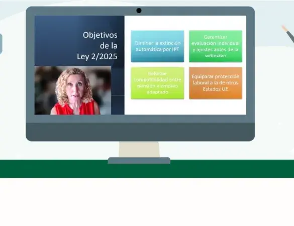 Mar Alarcón ponente en webinar de Fraternidad-Muprespa sobre la extinción de contrato por IPT