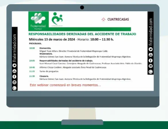 La responsabilidad derivada del accidente laboral, eje de una jornada en Cádiz con Cuatrecasas 