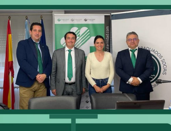 Fraternidad-Muprespa Pontevedrako CGSk antolatutako “Lan istripuetan salbuespenezko kasuak” buruzko informazio jardunaldian parte hartzen du.