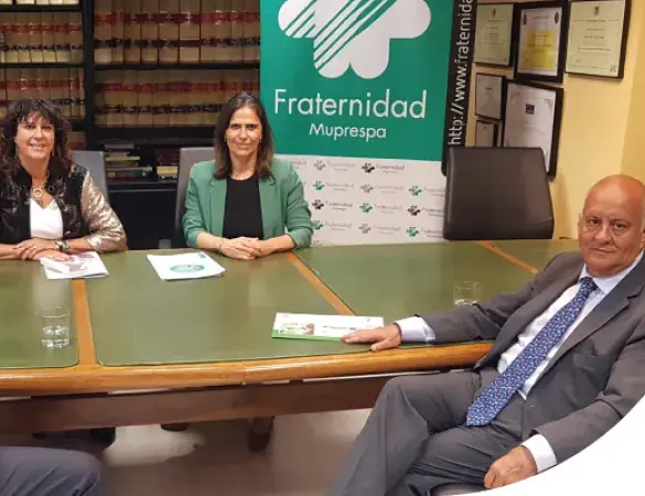 Joaquín Merchán, presidente del CGGS, visita Fraternidad-Muprespa