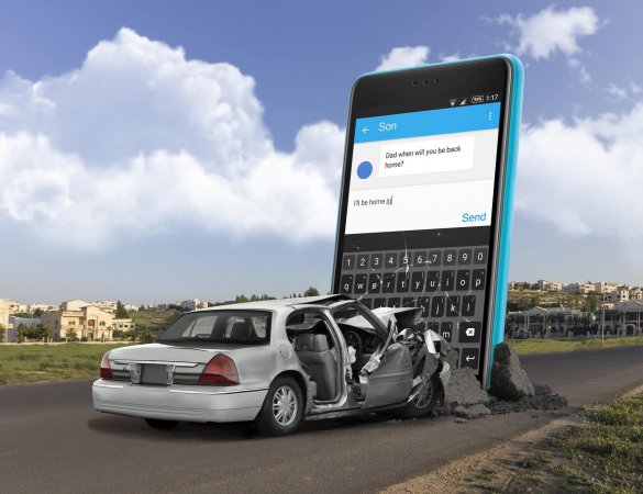 Imagen figurada accidente coche