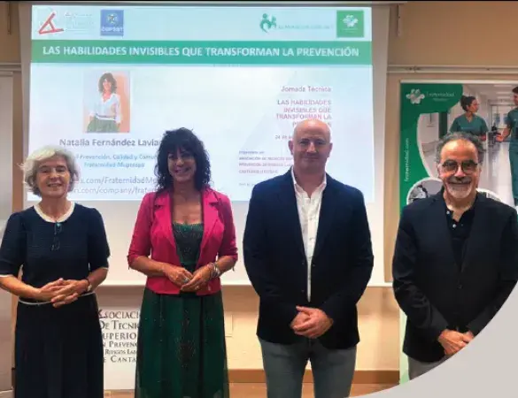Jornada en Santander sobre las habilidades invisibles de la PRL, con Natalia Fdez. Laviada y Rafael Delgado