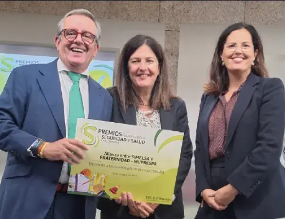 Fraternidad-Muprespa y la mutualista Simelsa, premio a las buenas prácticas en PRL de la Junta de Extremadura