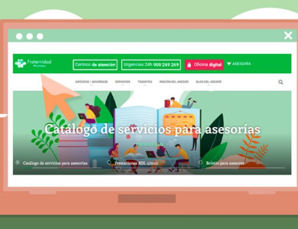 Conoce las novedades del nuevo perfil asesoría en la web de Fraternidad-Muprespa