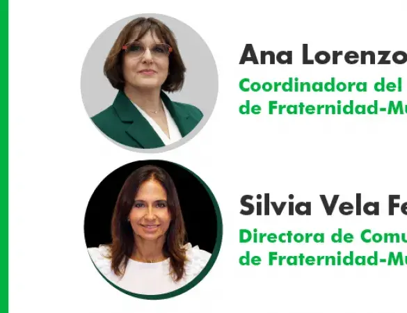 Gráfico: Encuentro "La Mutua" sobre Incapacidad Permanente, con Ana Lorenza y Silvia Vela.