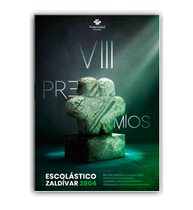Revista VIII Edición Premios Escolástico Zaldívar EZ 2804