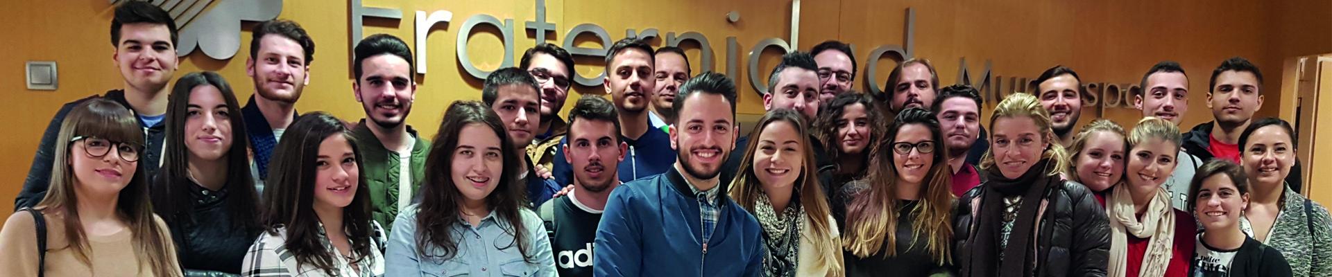 Visita guiada de los alumnos de la universidad de Málaga a la dirección provincial de Fraternidad-Muprespa