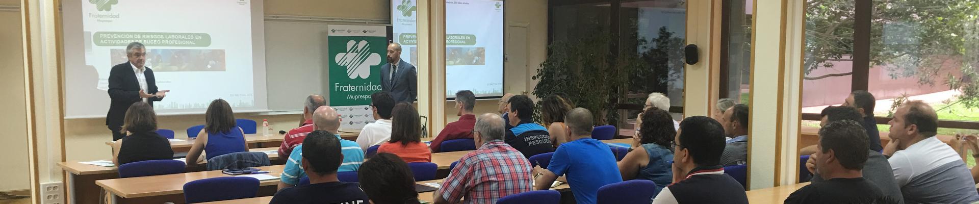Fraternidad-Muprespa celebra en Cantabria una jornada sobre PRL de buceadores
