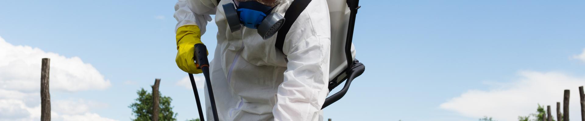 Agentes cancerígenos en proceso de fumigación