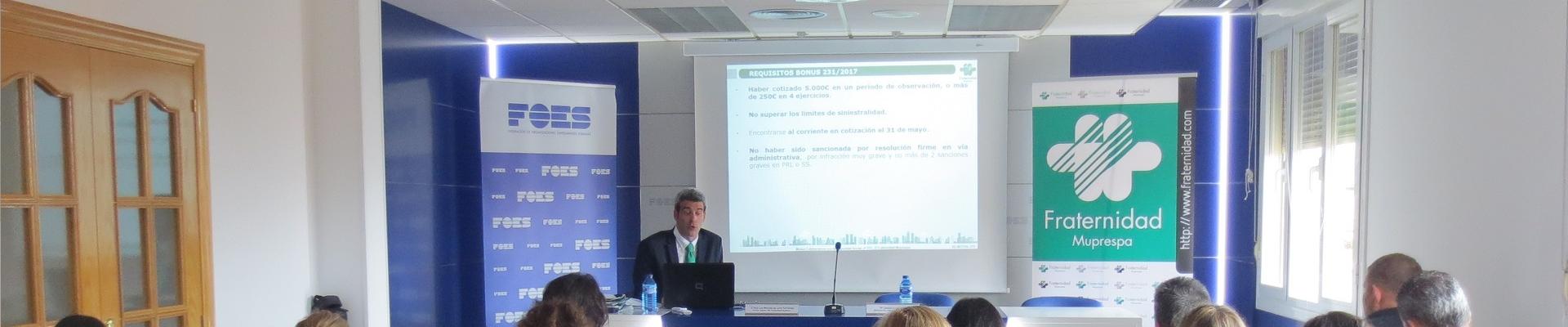 Jornada en Fraternidad-Muprespa de Soria con FOES