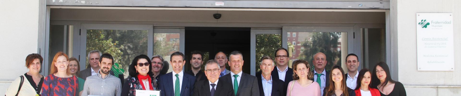 Foto de grupo empresas reconocidas Bonus 2015 Fraternidad-Muprespa Valencia