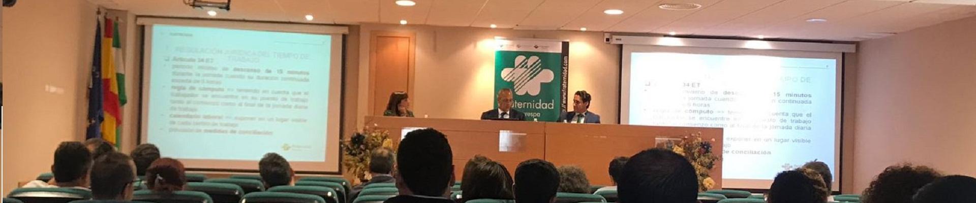 Vista de la mesa de ponentes jornada Jerez de la Frontera