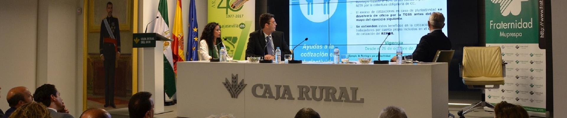 Vista general jornada Asaja-Sevilla, Caja Rura del Sur y Fraternidad-Muprespa Sevilla