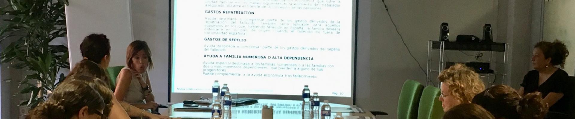 Reunion de trabajo en la Dp de Fraternidad-Muprespa de Madrid