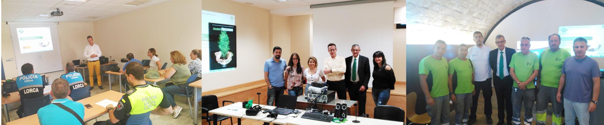 Asistentes presentes en las jornadas en la región de Murcia
